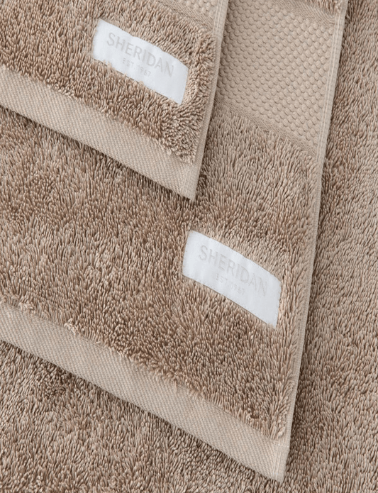 Sheridan Egyptian Cotton Face Towel Pair Latte