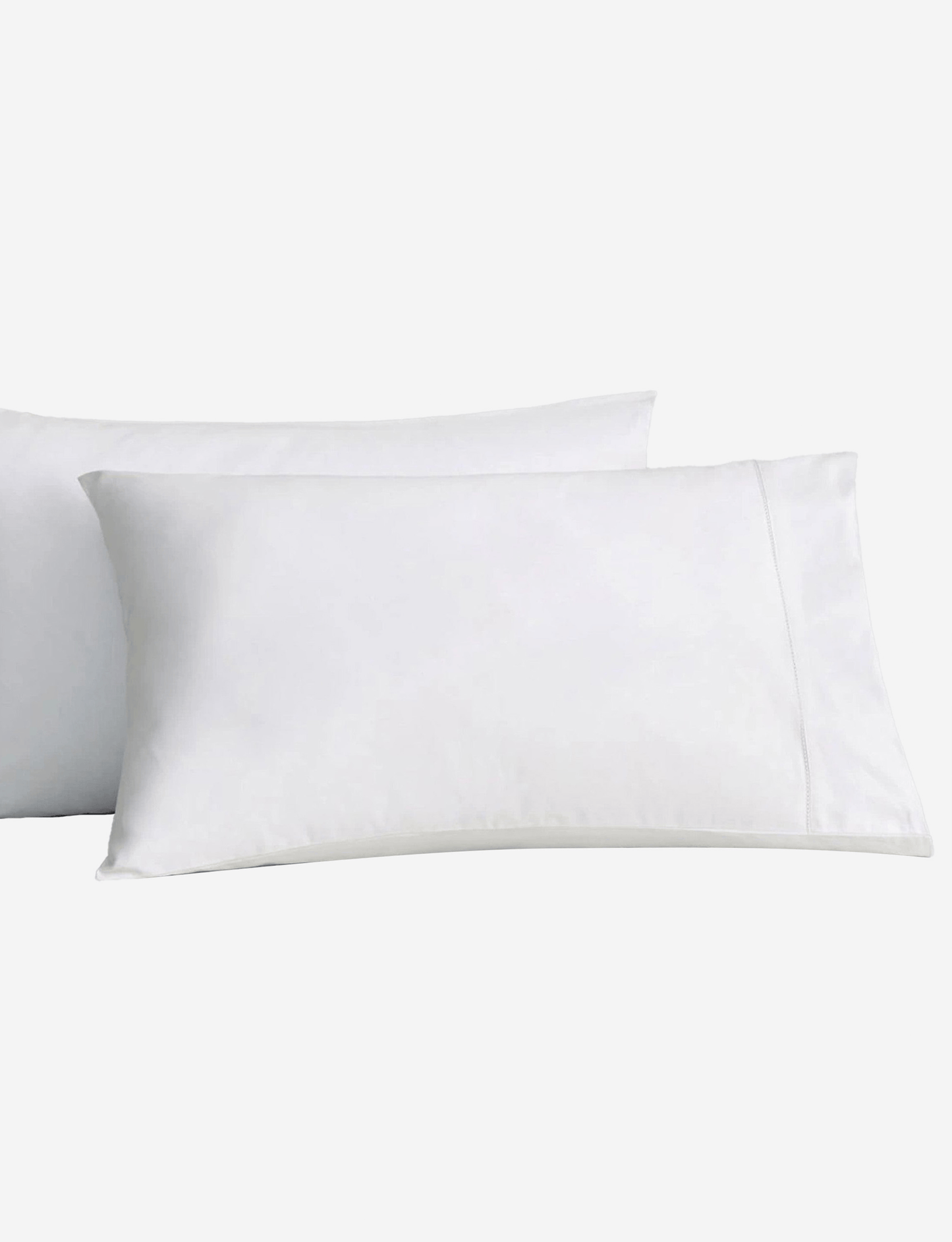 Sheridan 1000 TC Cotton Sateen Plain Dyed Oxford Standard Pillowcase Each Snow