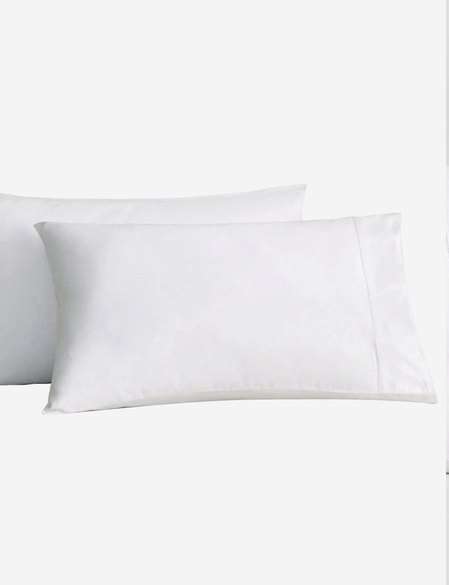 Sheridan 1000 TC Cotton Sateen Plain Dyed King Duvet Cover Snow