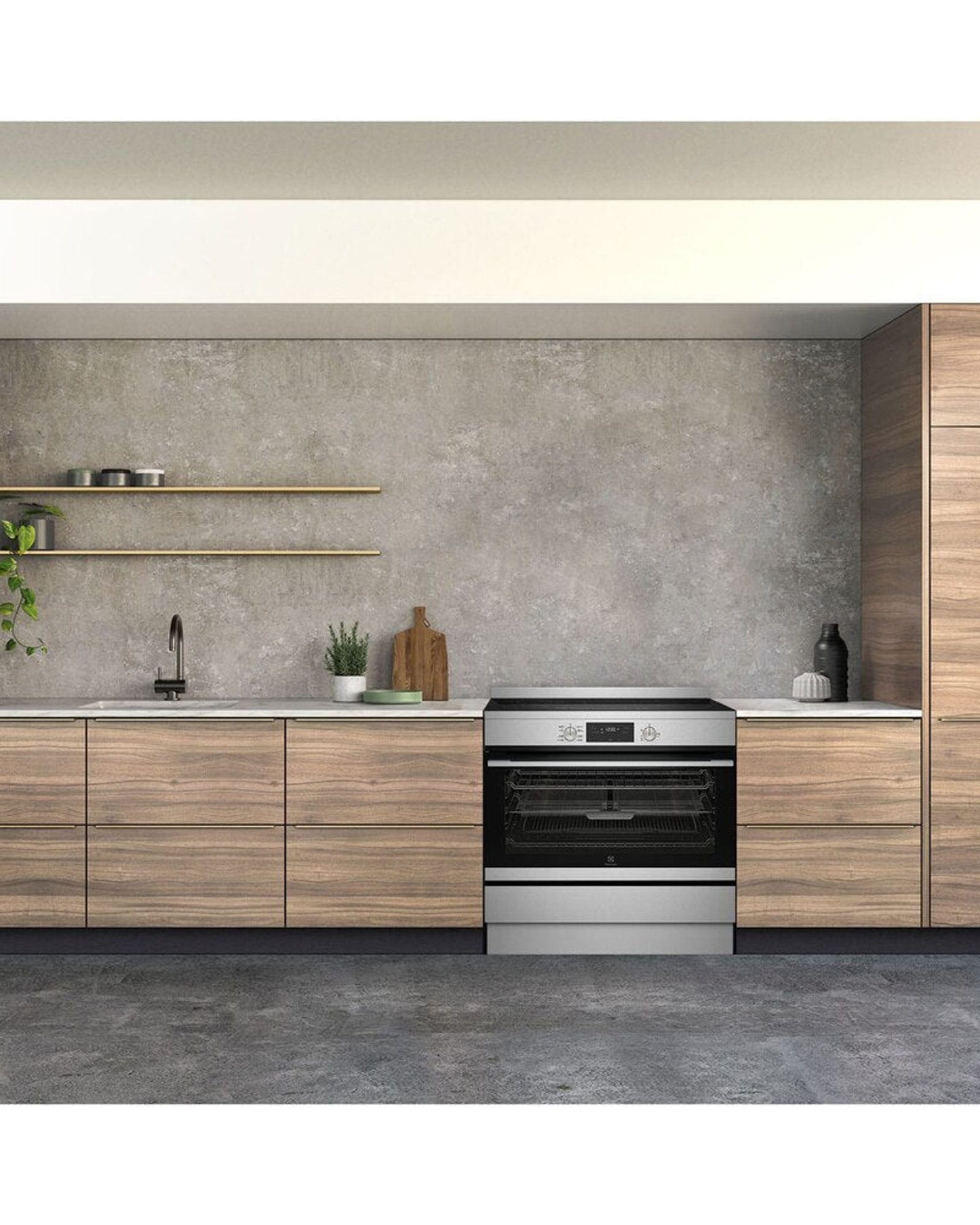 Electrolux 116L Freestanding Cooker with Ceramic Hob and Electric Oven