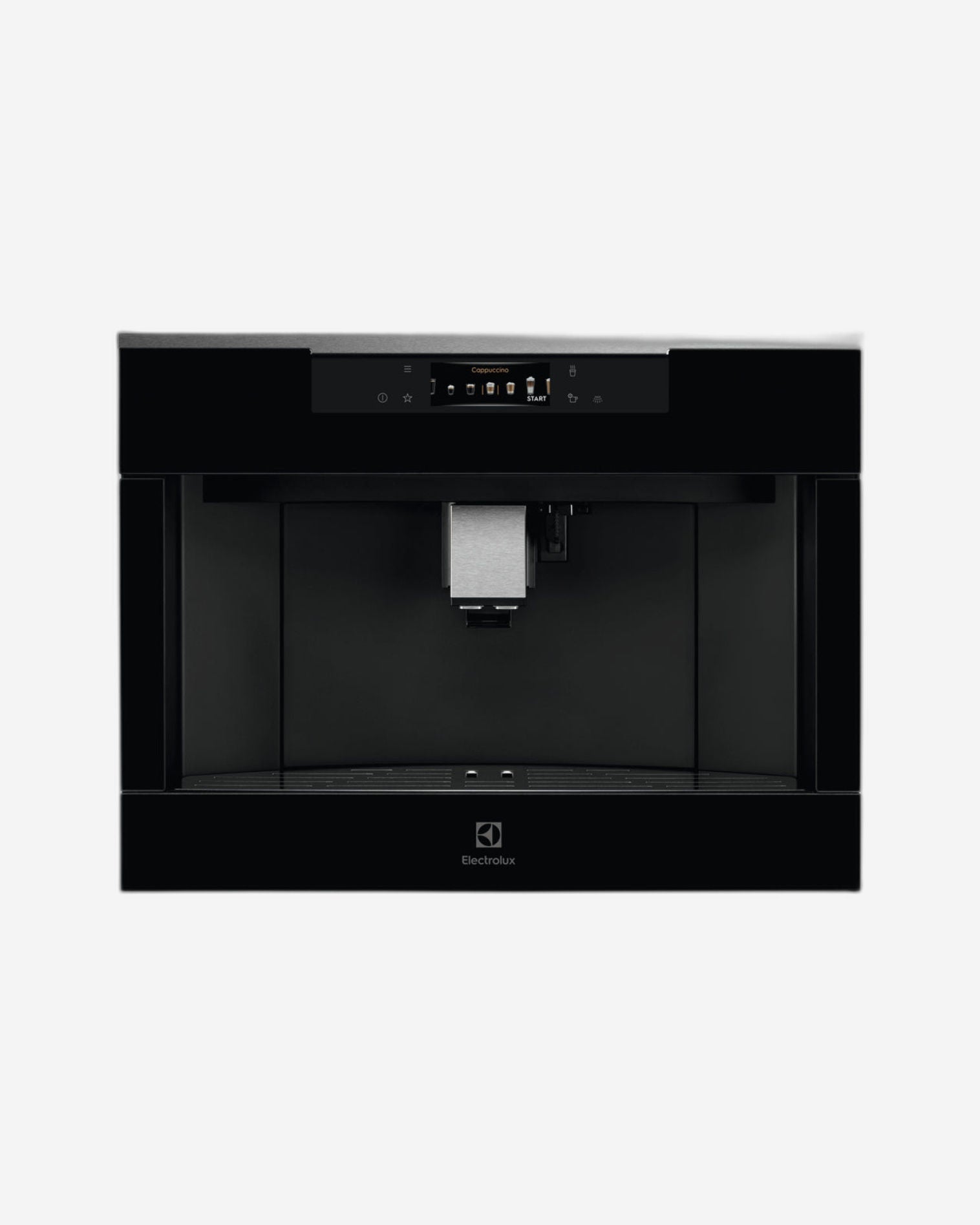 Electrolux Built-In 2.5L Coffee Maker with AutoRinse, Thermoblock, Stainless Steel and Black Glass