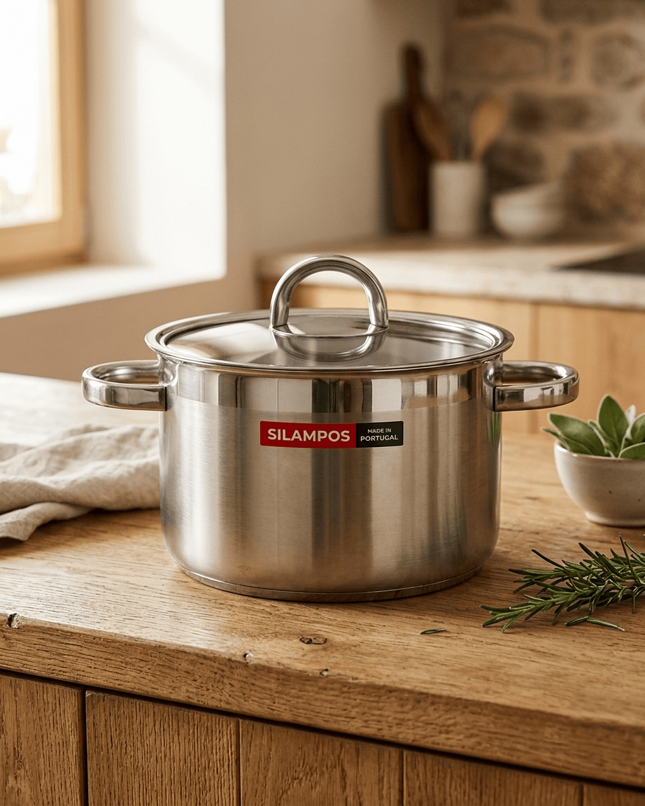 Silampos Atlantico Stockpot with Lid 20Cm