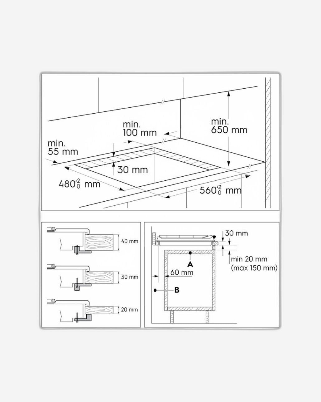 Electrolux 4-Burner Built-In Gas Hob 60cm