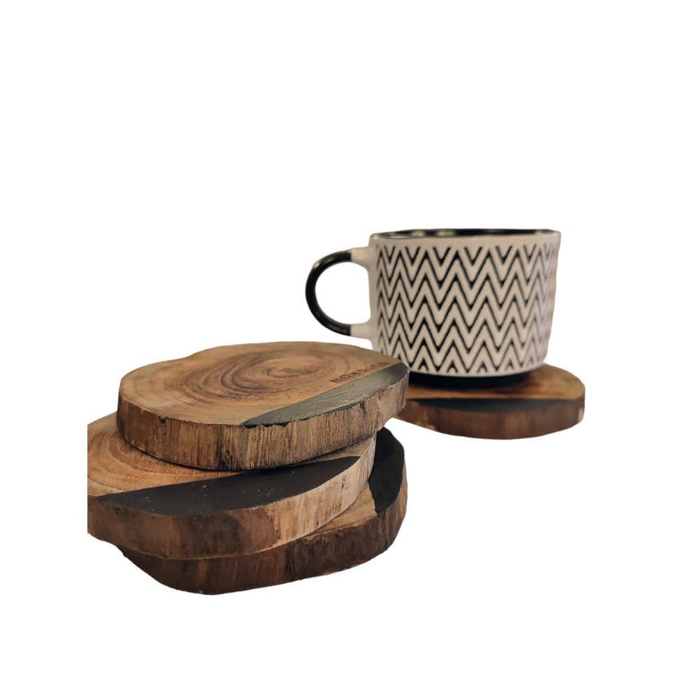Nordico Wooden Coasters Set 4