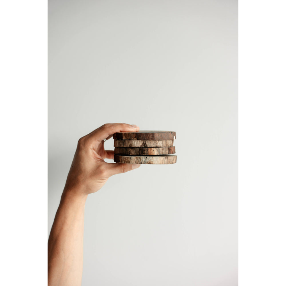 Nordico Wooden Coasters Set 4