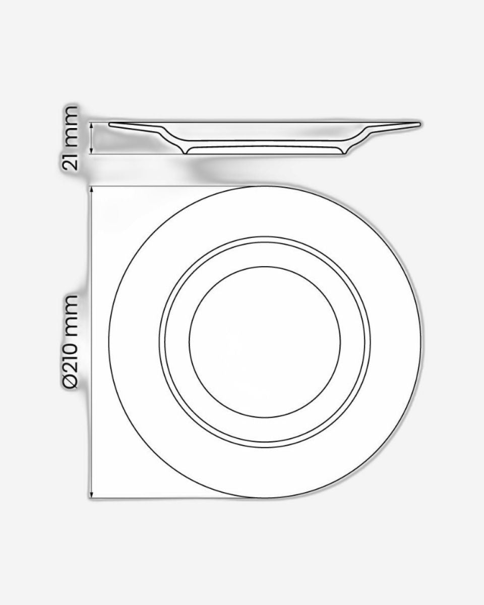 Tramontina Alicia Dessert Plate 21cm