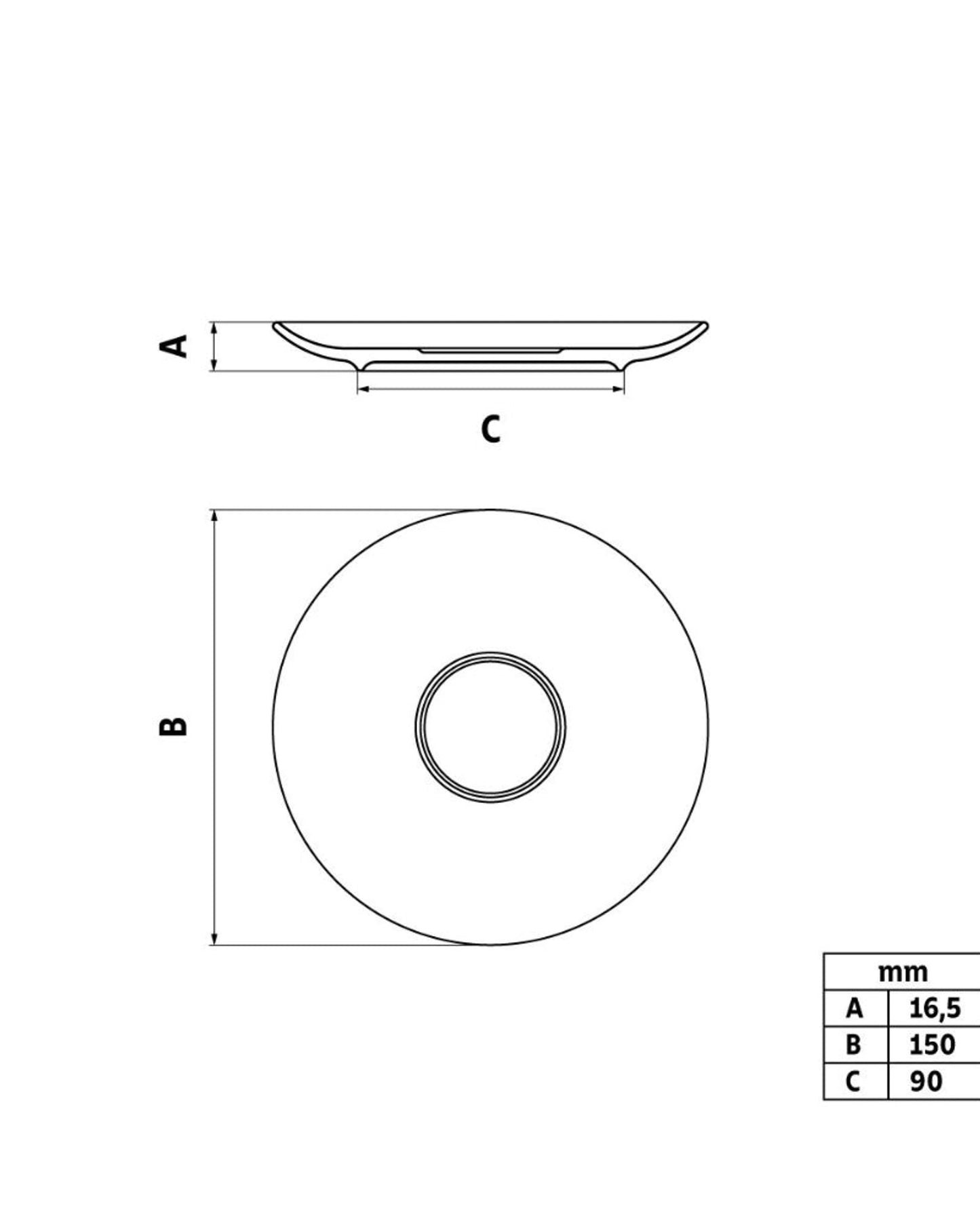 Tramontina Paola Porcelain Tea Saucer