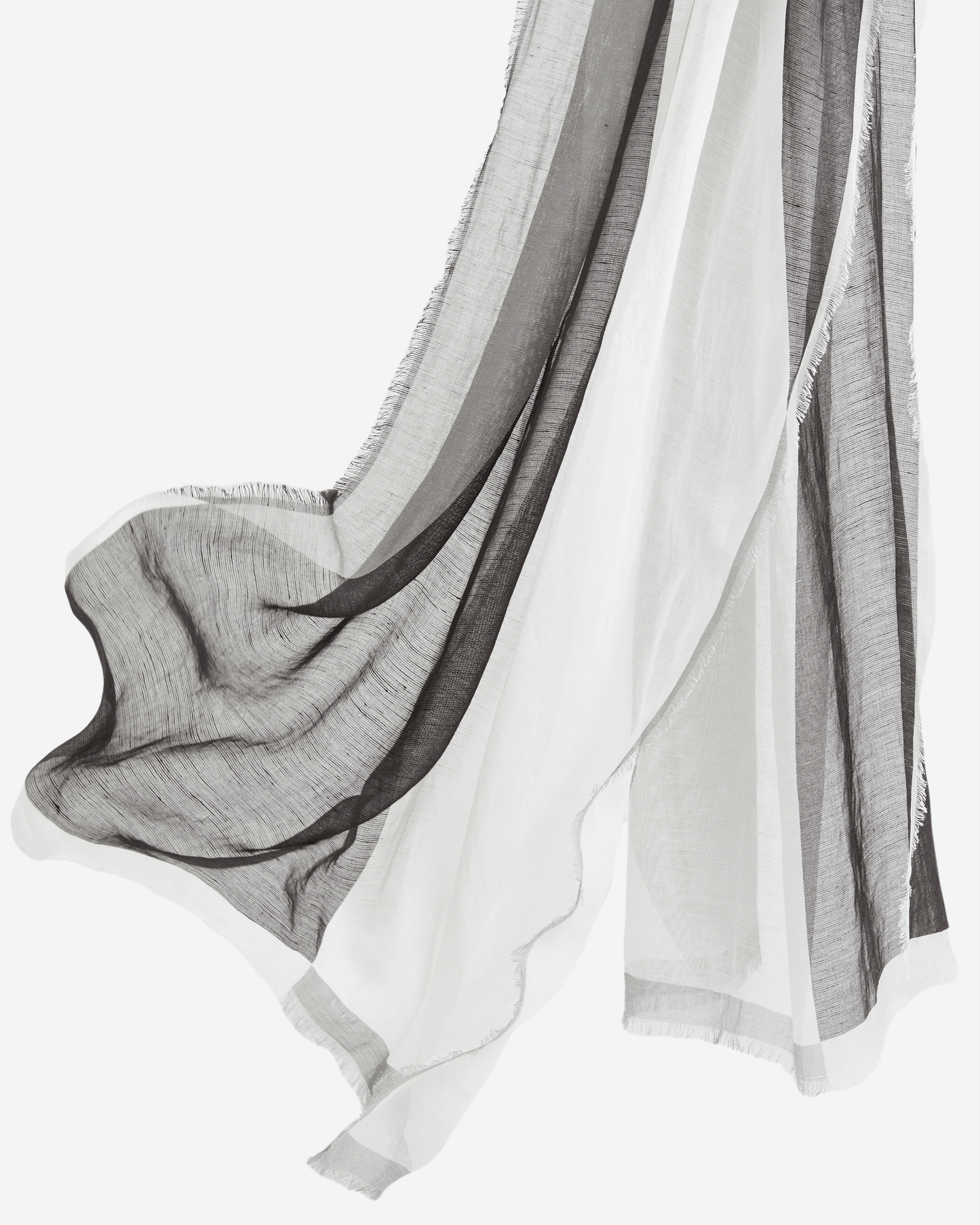 Reiss Linen Printed Scarf