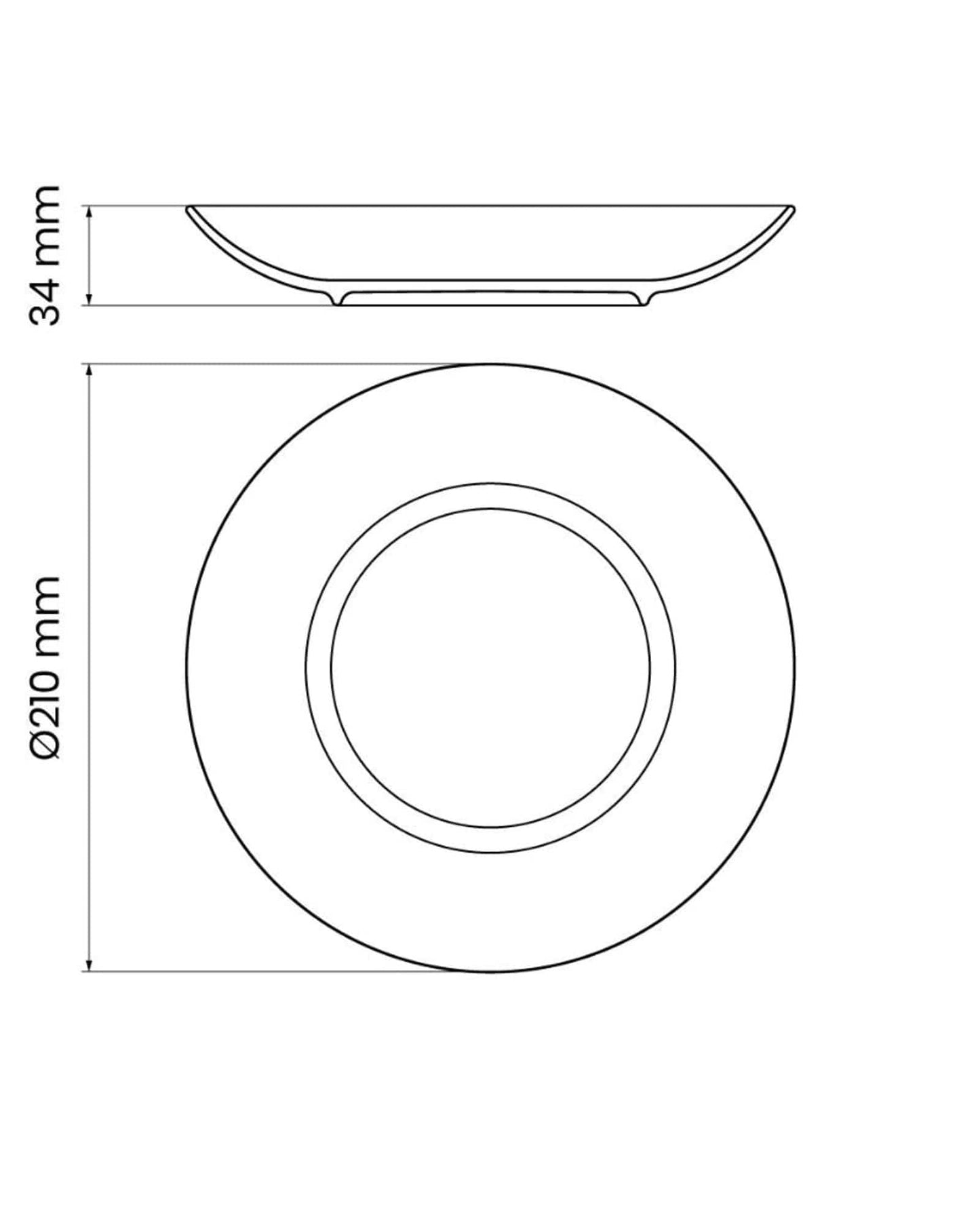Tramontina Hayat Soup Plate 21cm