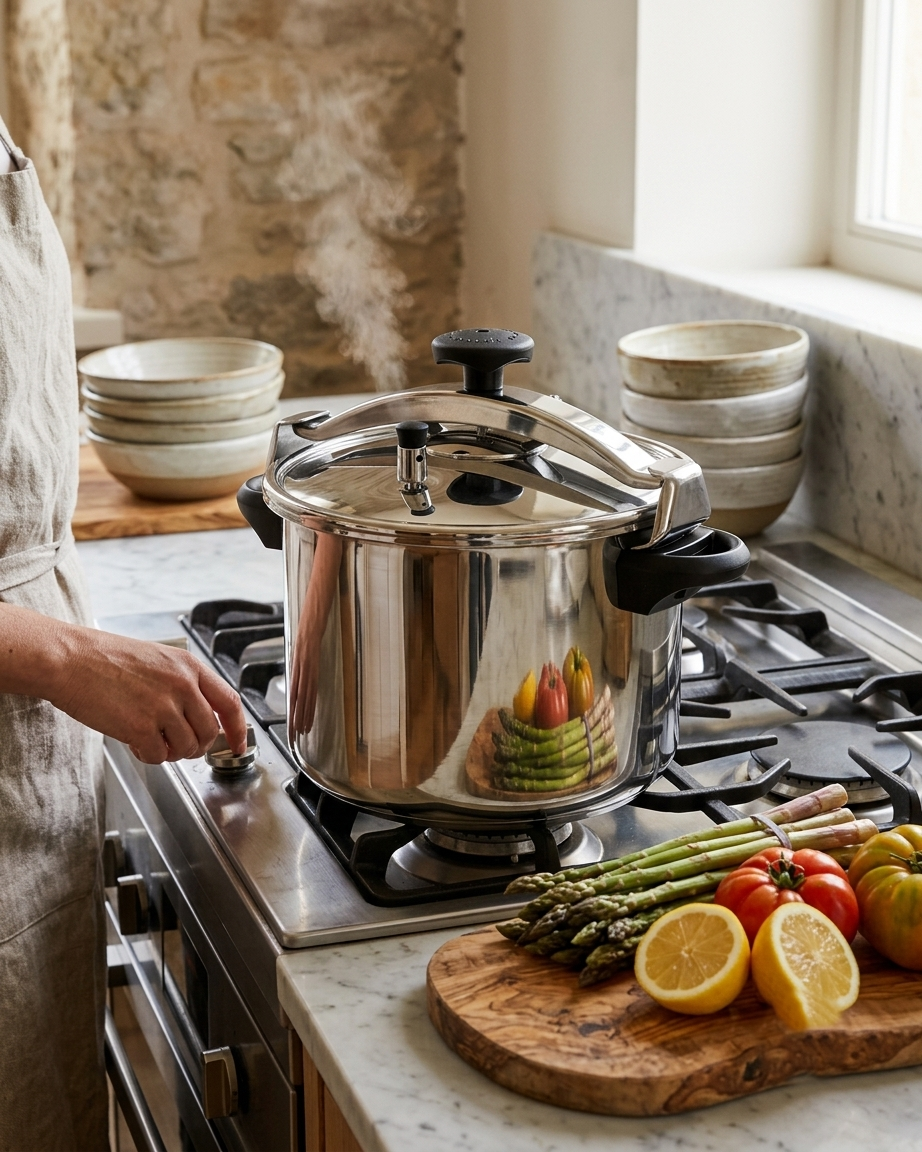 Silampos Pressure Cooker with Basket 10L
