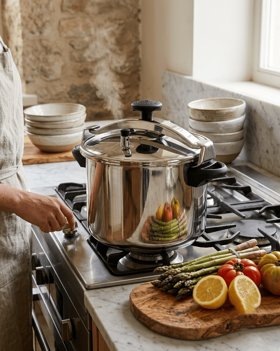 Silampos Pressure Cooker with Basket 10L