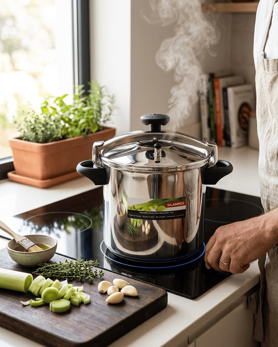 Silampos Pressure Cooker with Basket 12L
