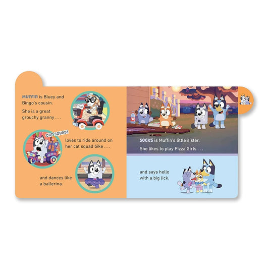 Bluey: Meet Bluey's Family: Tabbed Board Book