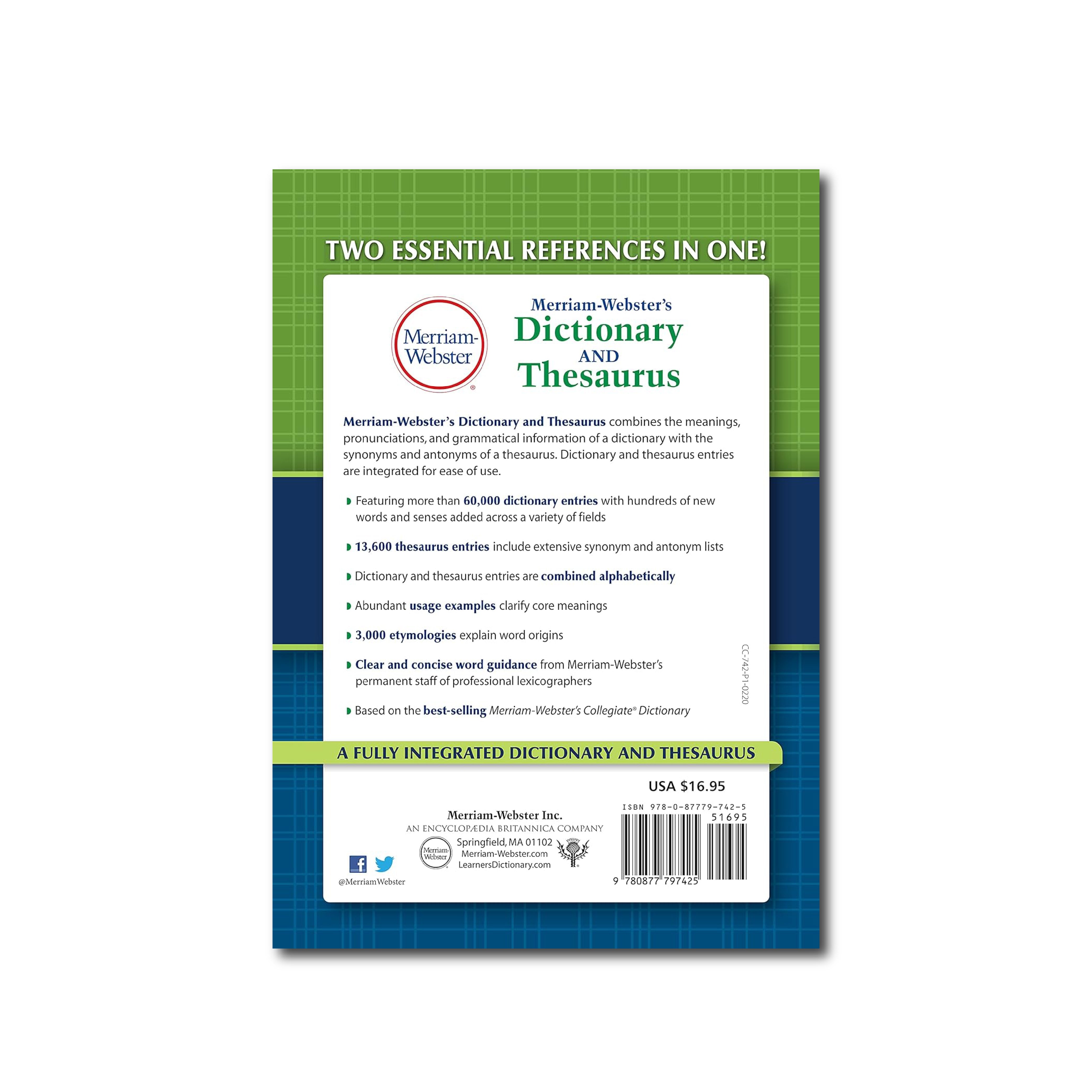 Merriam-Webster's Dictionary and Thesaurus