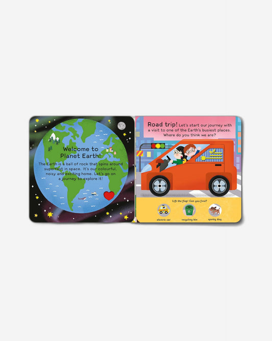 My First Journey Around Planet Earth : Explore the planet with giant flaps and peep-through holes