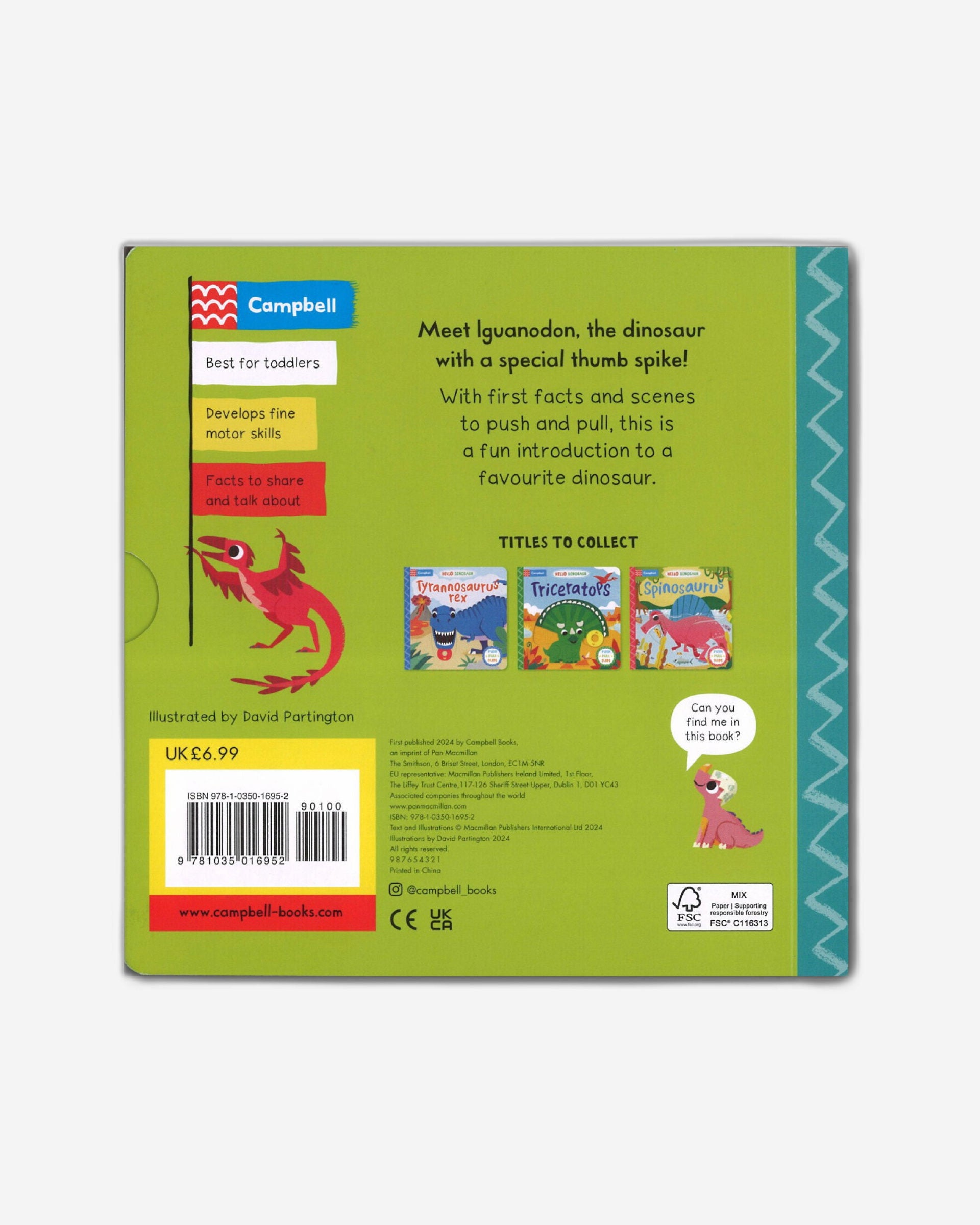 Iguanodon : A Push Pull Slide Dinosaur Book