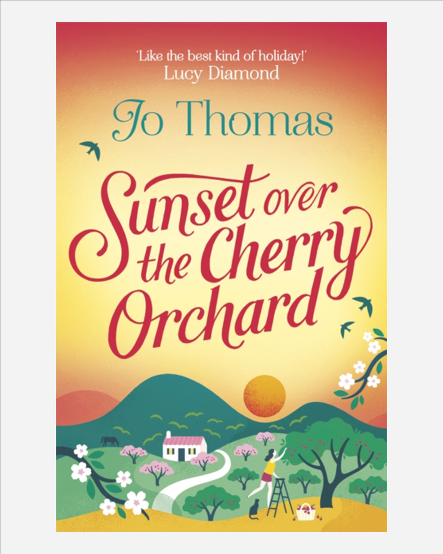 Sunset over the Cherry Orchard