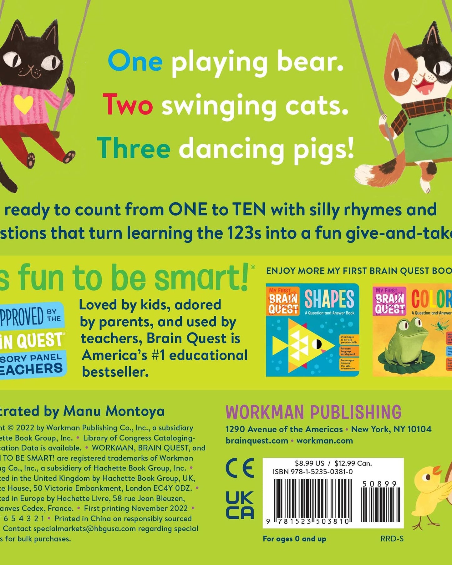 My First Brain Quest 123s : A Question-and-Answer Book