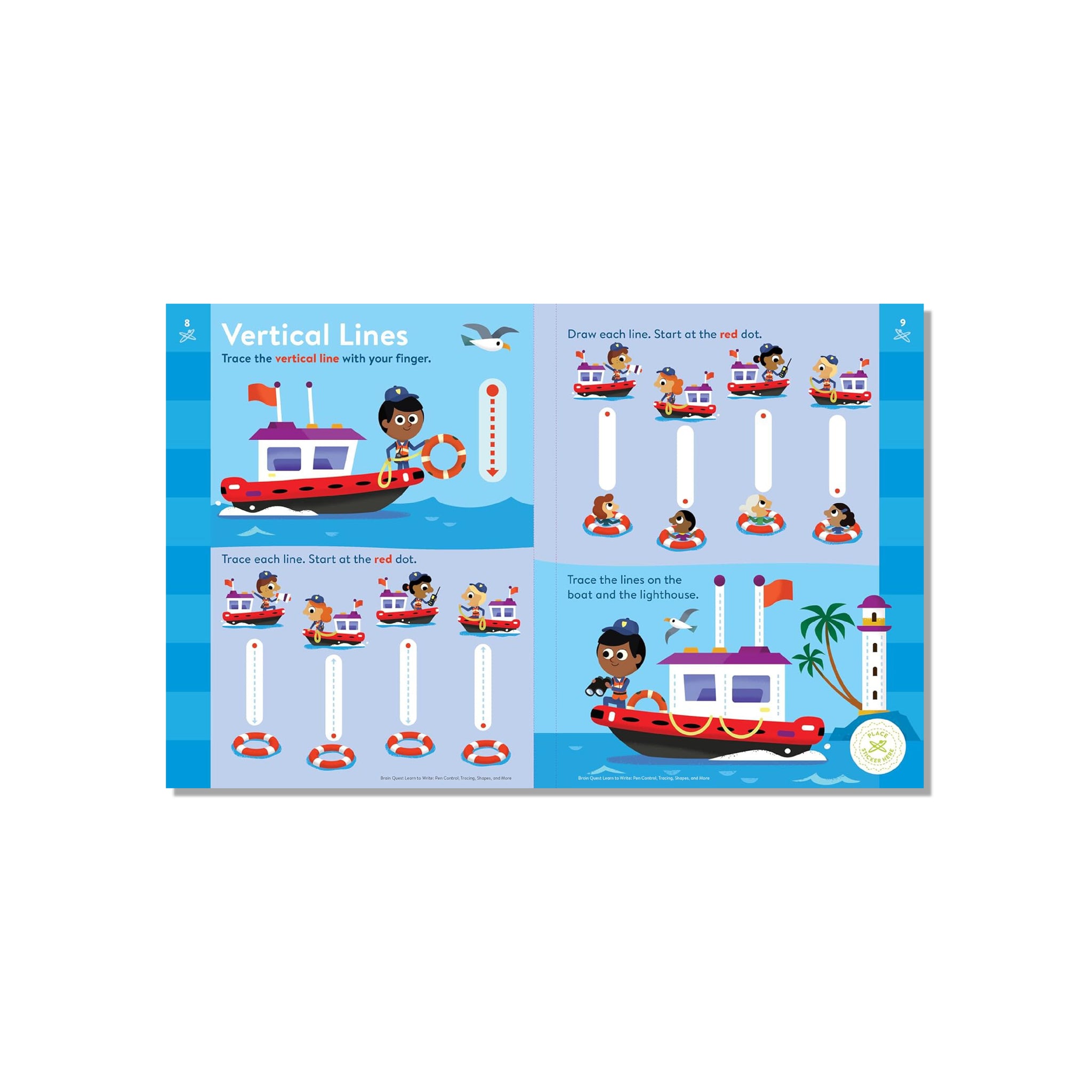 Brain Quest Learn to Write: Pen Control, Tracing, Shapes, and More