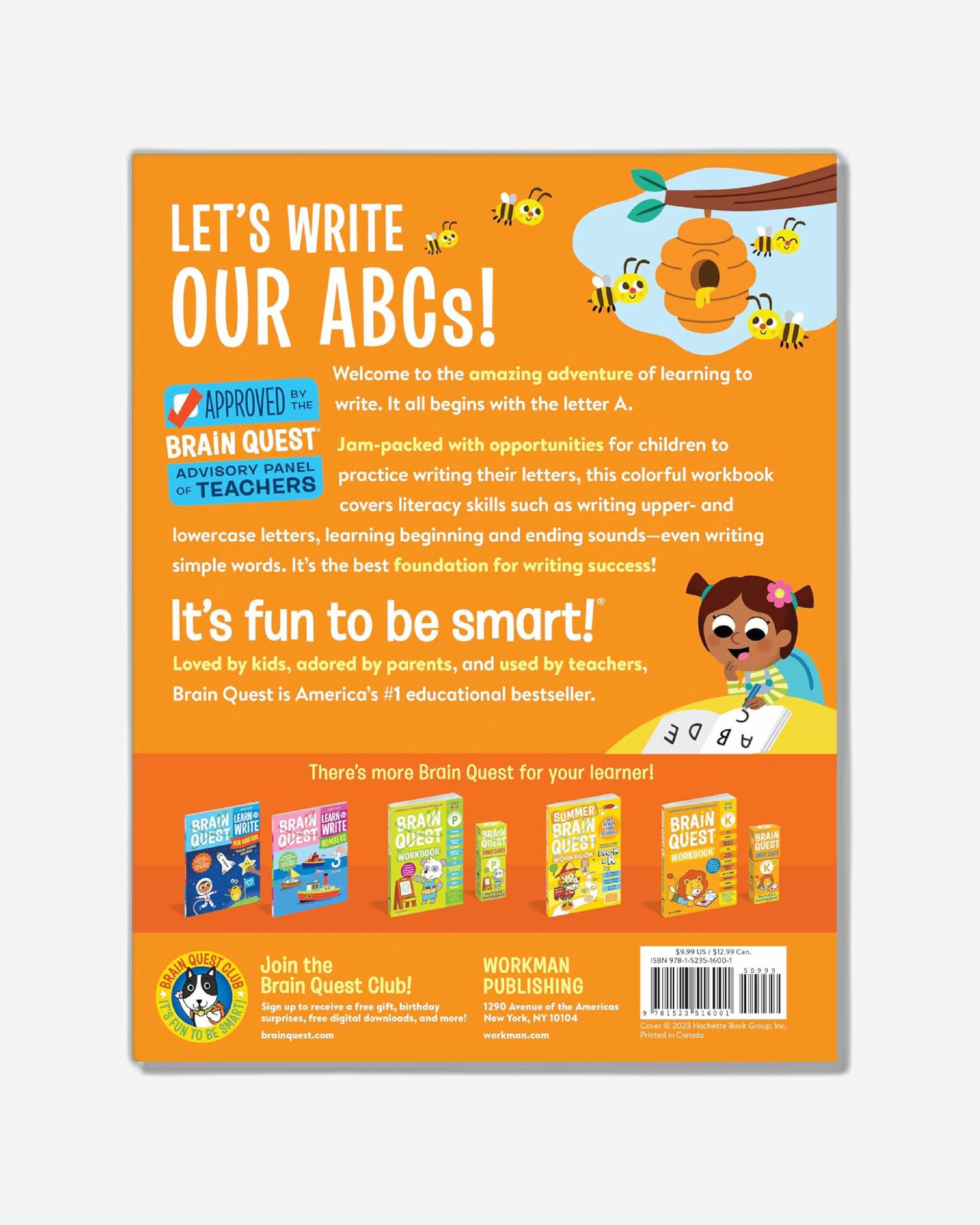 Brain Quest Learn to Write: Letters