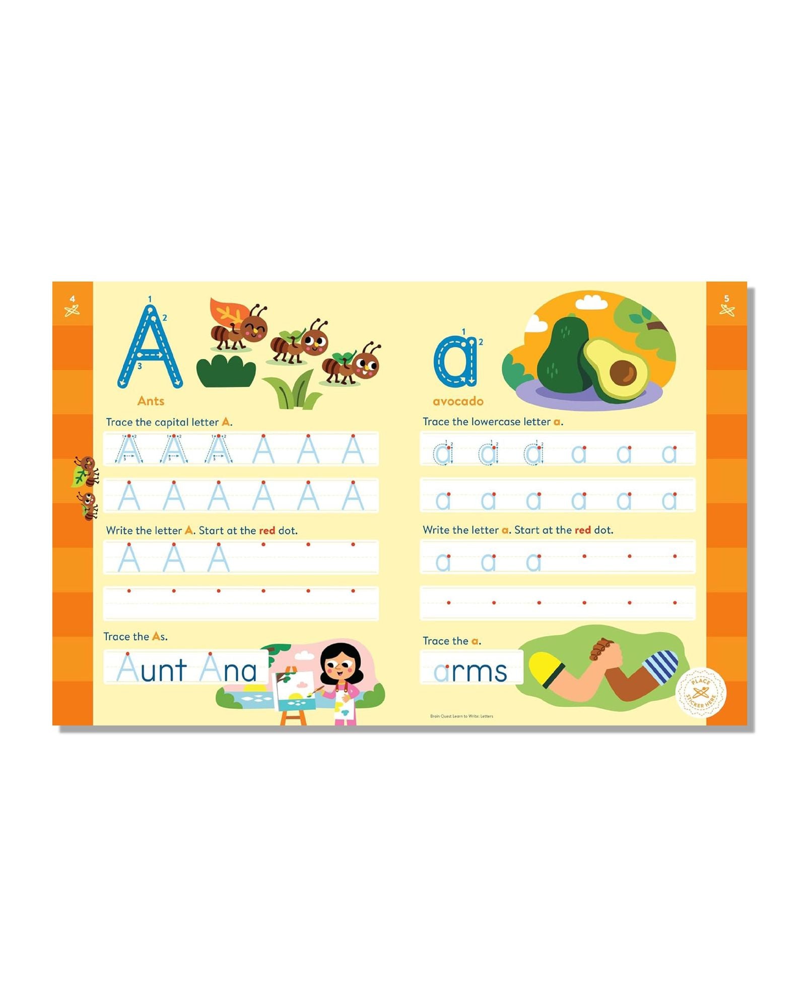 Brain Quest Learn to Write: Letters