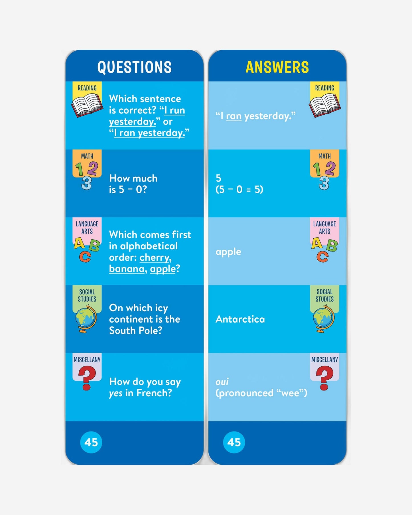 Brain Quest 1st Grade Smart Cards Revised 5th Edition