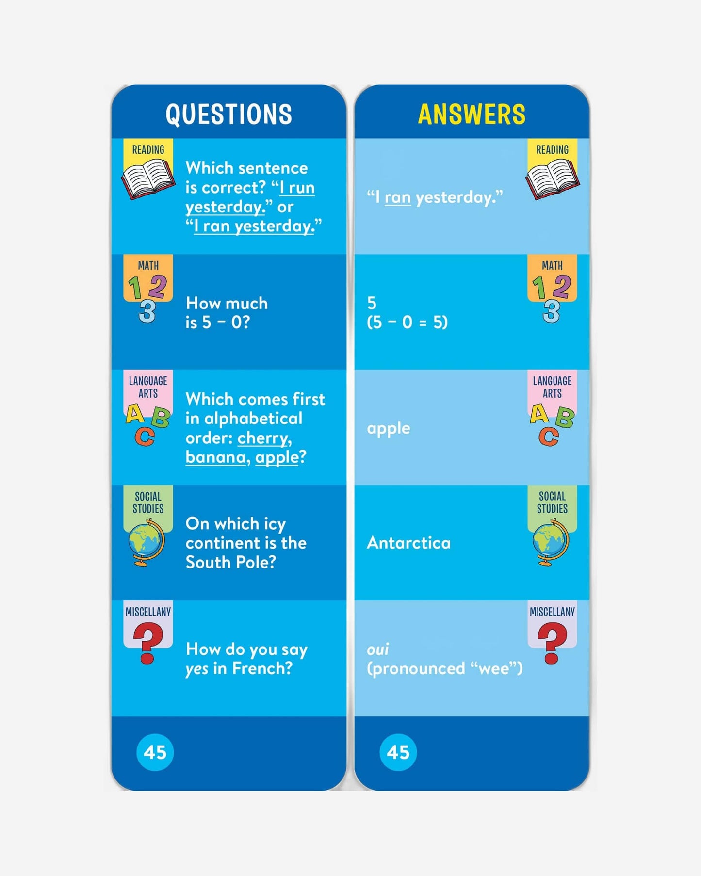 Brain Quest 1st Grade Smart Cards Revised 5th Edition