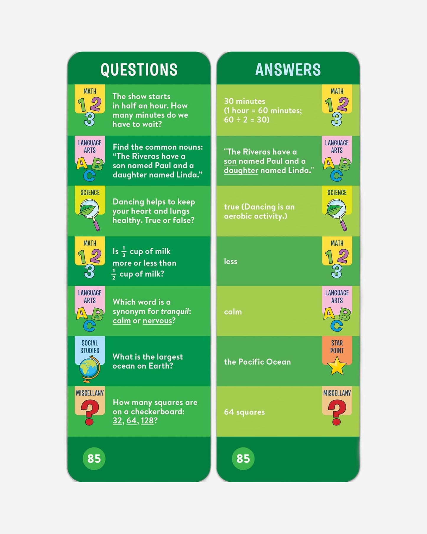 Brain Quest 3rd Grade Smart Cards Revised 5th Edition