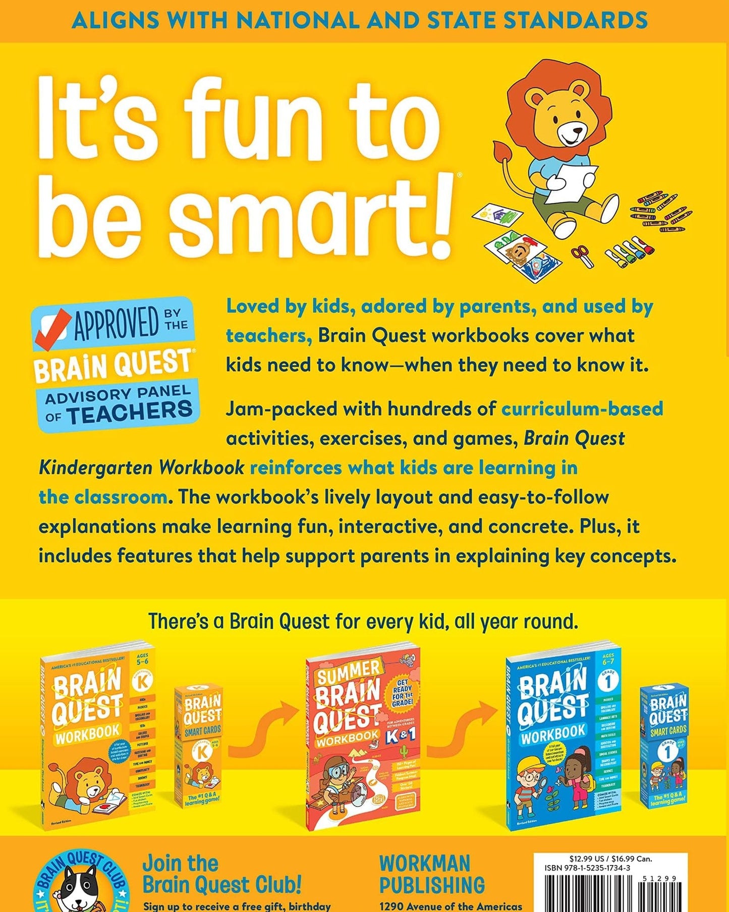 Brain Quest Workbook: Kindergarten (Revised Edition)