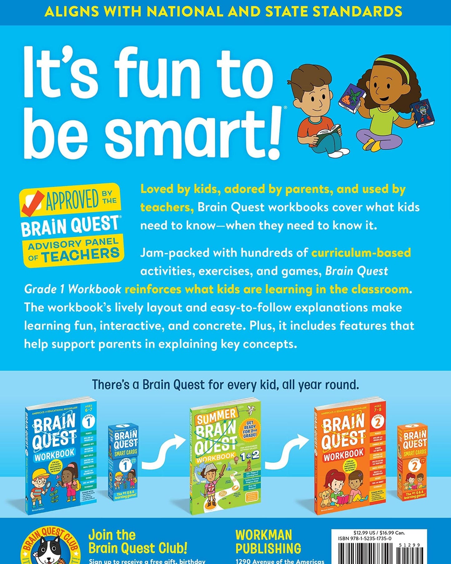 Brain Quest Workbook: 1st Grade (Revised Edition)