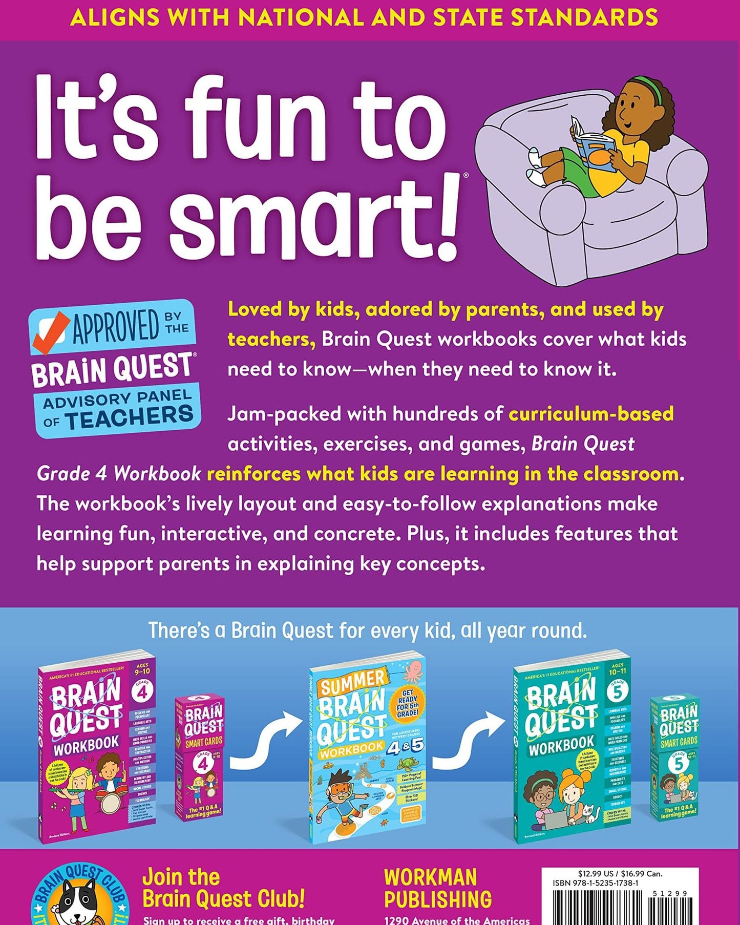 Brain Quest Workbook: 4th Grade (Revised Edition)