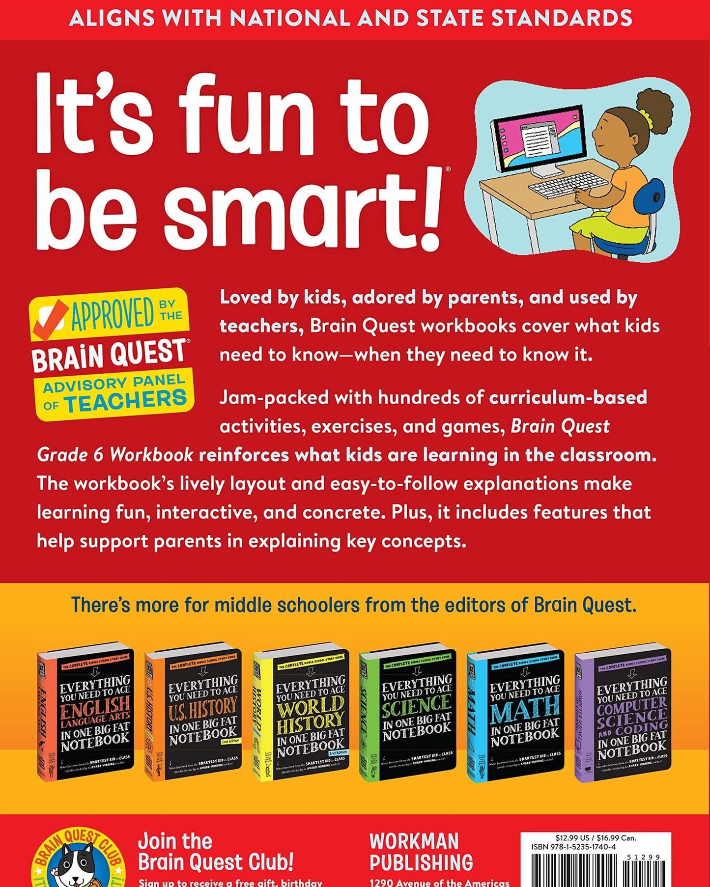 Brain Quest Workbook: 6th Grade (Revised Edition)