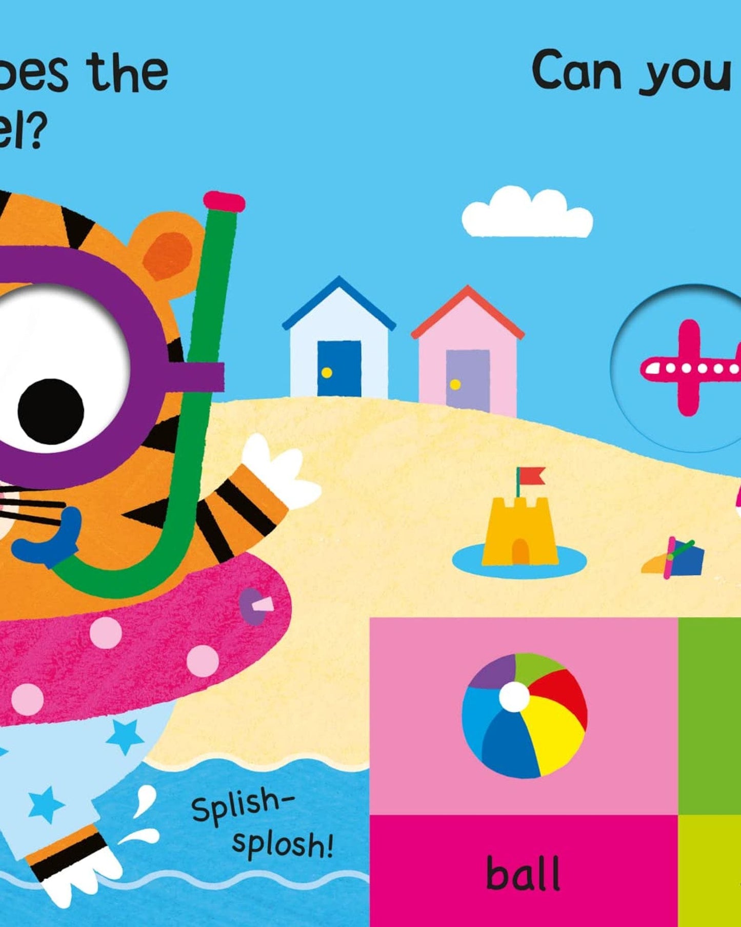 Tiger At The Beach : First Summer Words