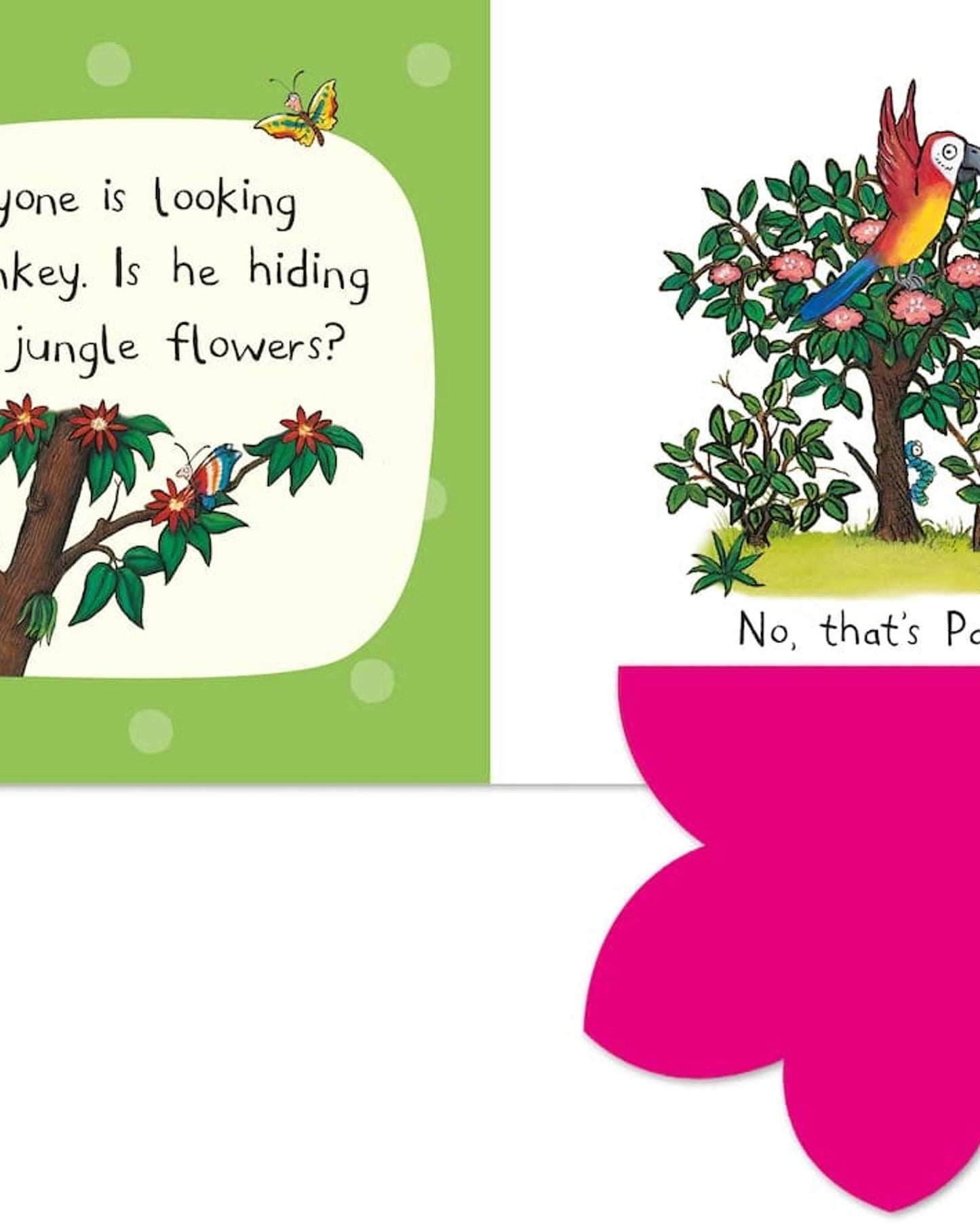 Who'S Hiding In The Jungle? : A Felt Flaps Book