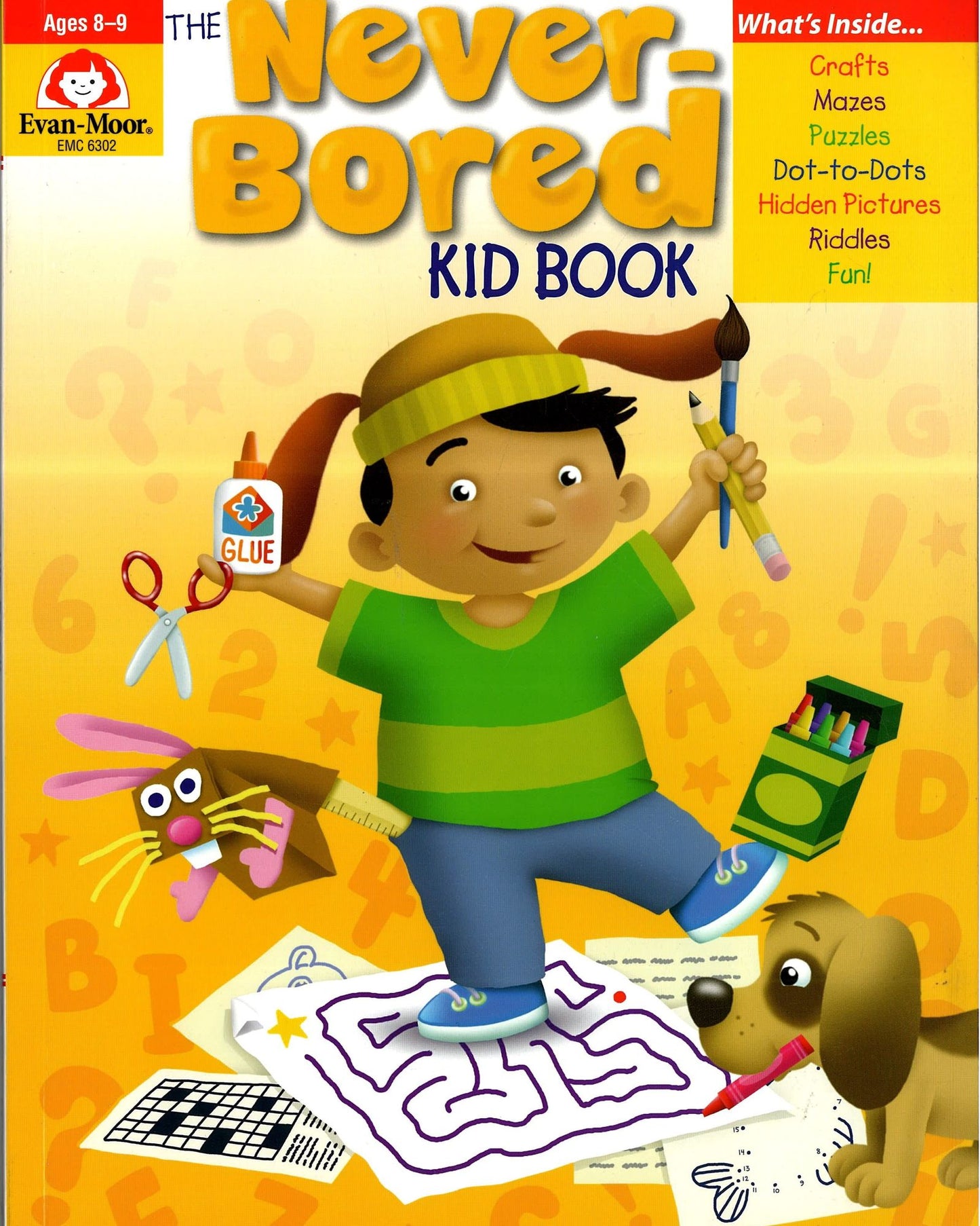 THE NEVER-BORED KID BOOK AGES 8-9