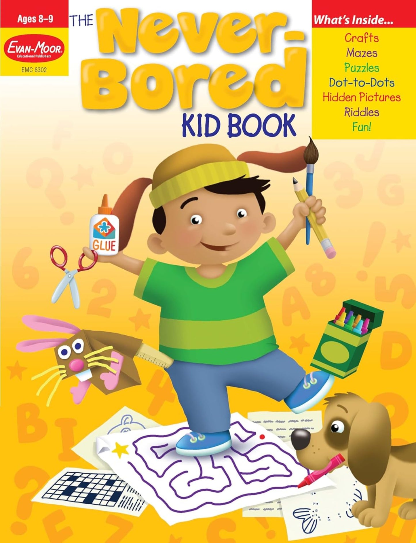 THE NEVER-BORED KID BOOK AGES 8-9