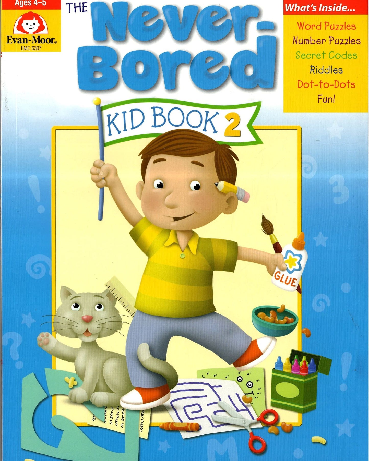 THE NEVER-BORED KID BOOK 2 AGES 4-5