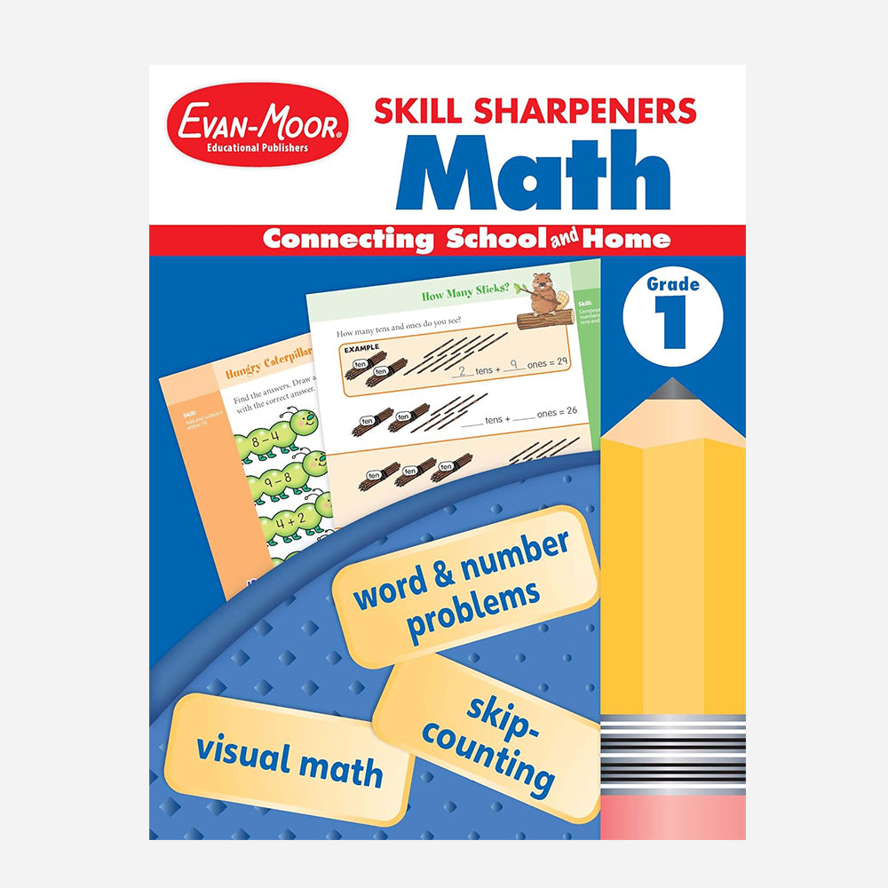 Skill Sharpeners Math Workbook Grade 1