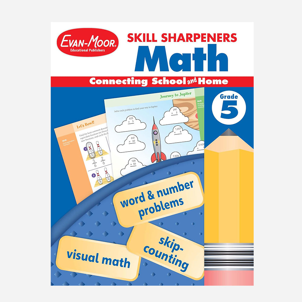Skill Sharpeners Math Workbook Grade 5