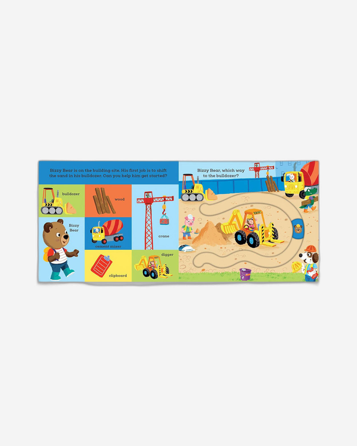 Bizzy Bear: Find and Follow On the Building Site