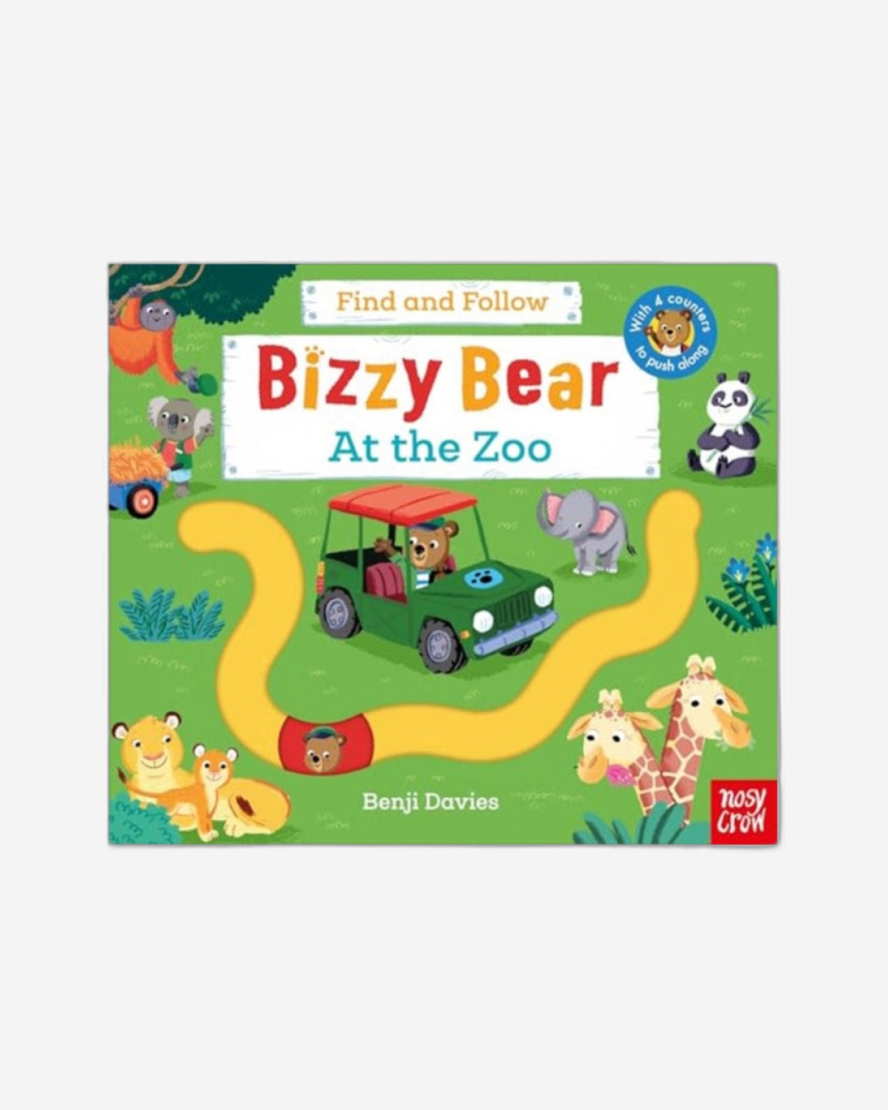 Bizzy Bear: Find and Follow At the Zoo