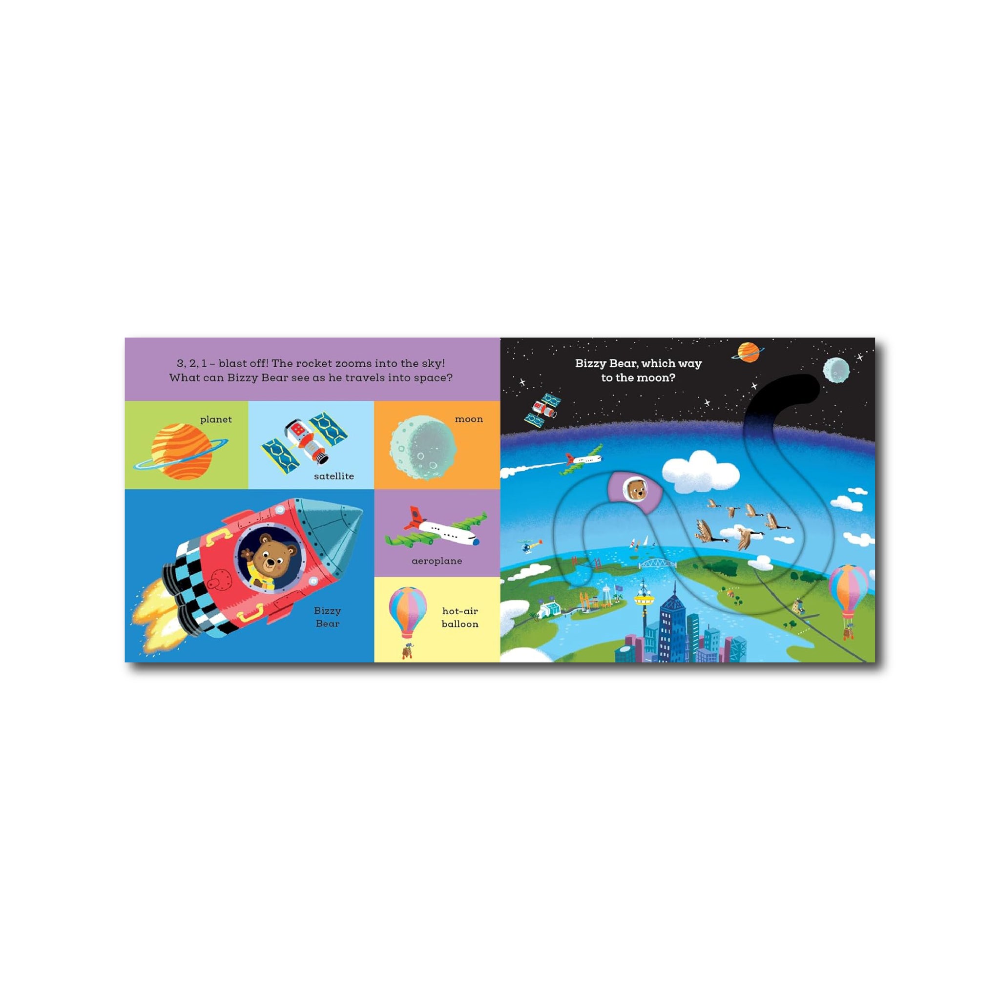 Bizzy Bear: Find and Follow In Space