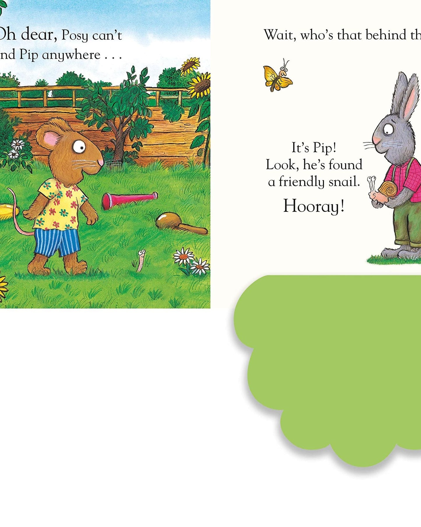 Pip and Posy, Where Are You? In the Garden (A Felt Flaps Book)