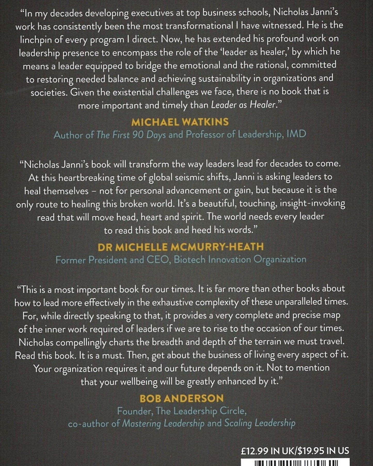 Leader as Healer : WINNER Business Book of the Year 2023