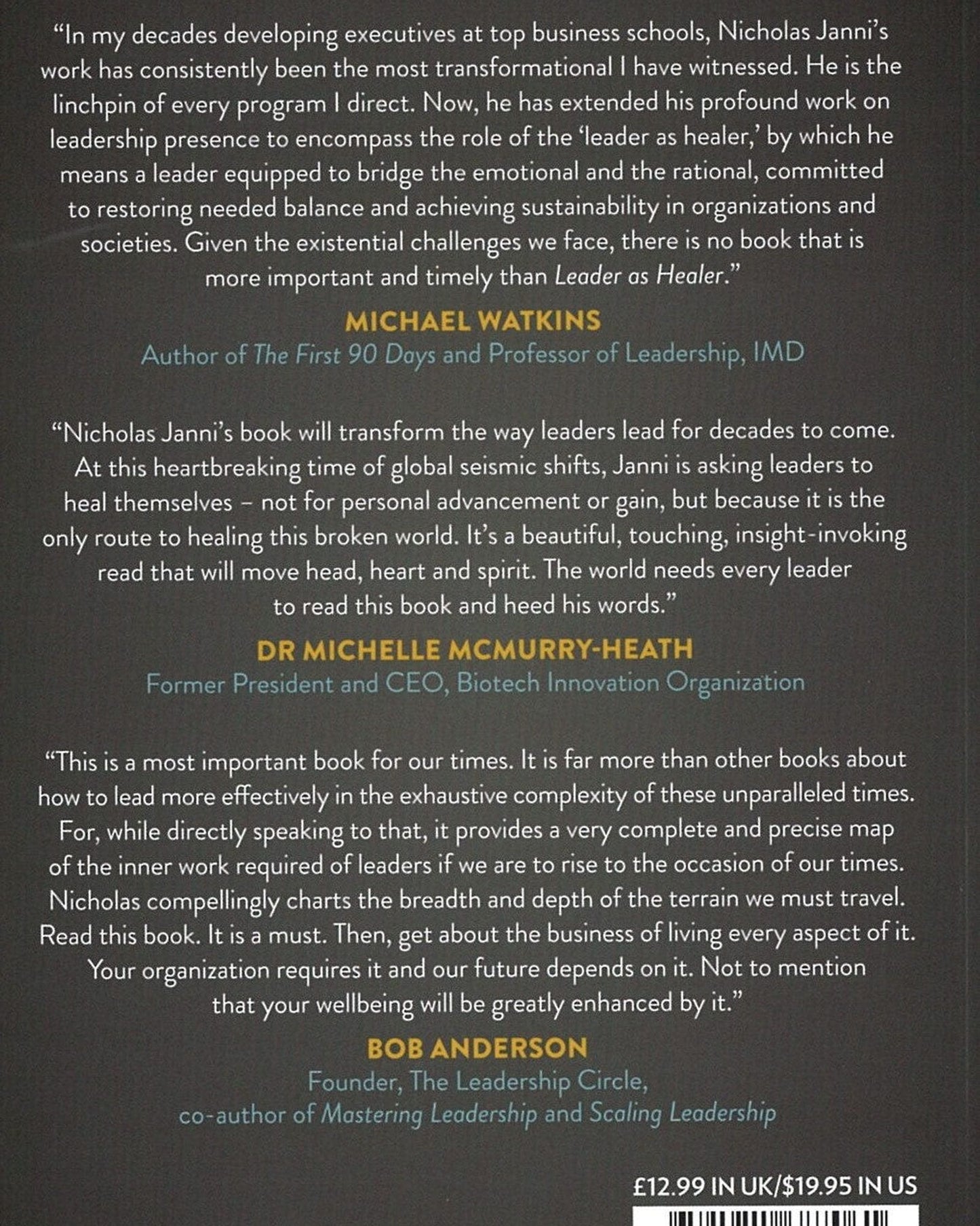 Leader as Healer : WINNER Business Book of the Year 2023