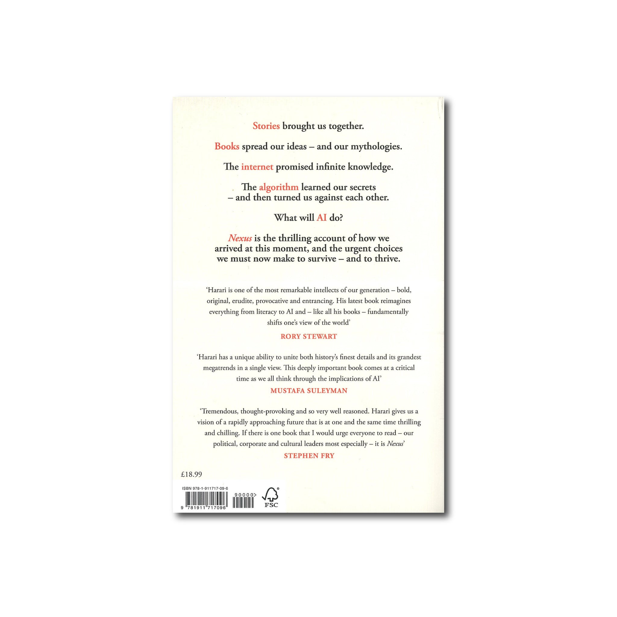 Nexus : A Brief History of Information Networks from the Stone Age to AI