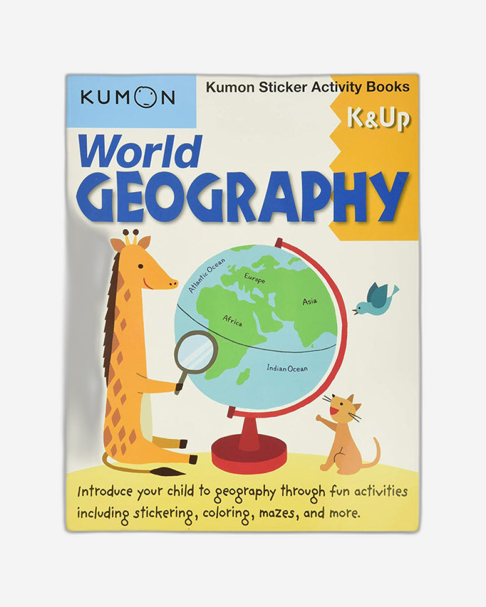 WORLD GEOGRAPHY K & UP STICKER ACTIVITY