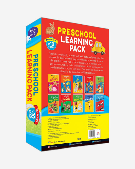 Preschool Learning Pack: Collection of 10 books: Activity Books