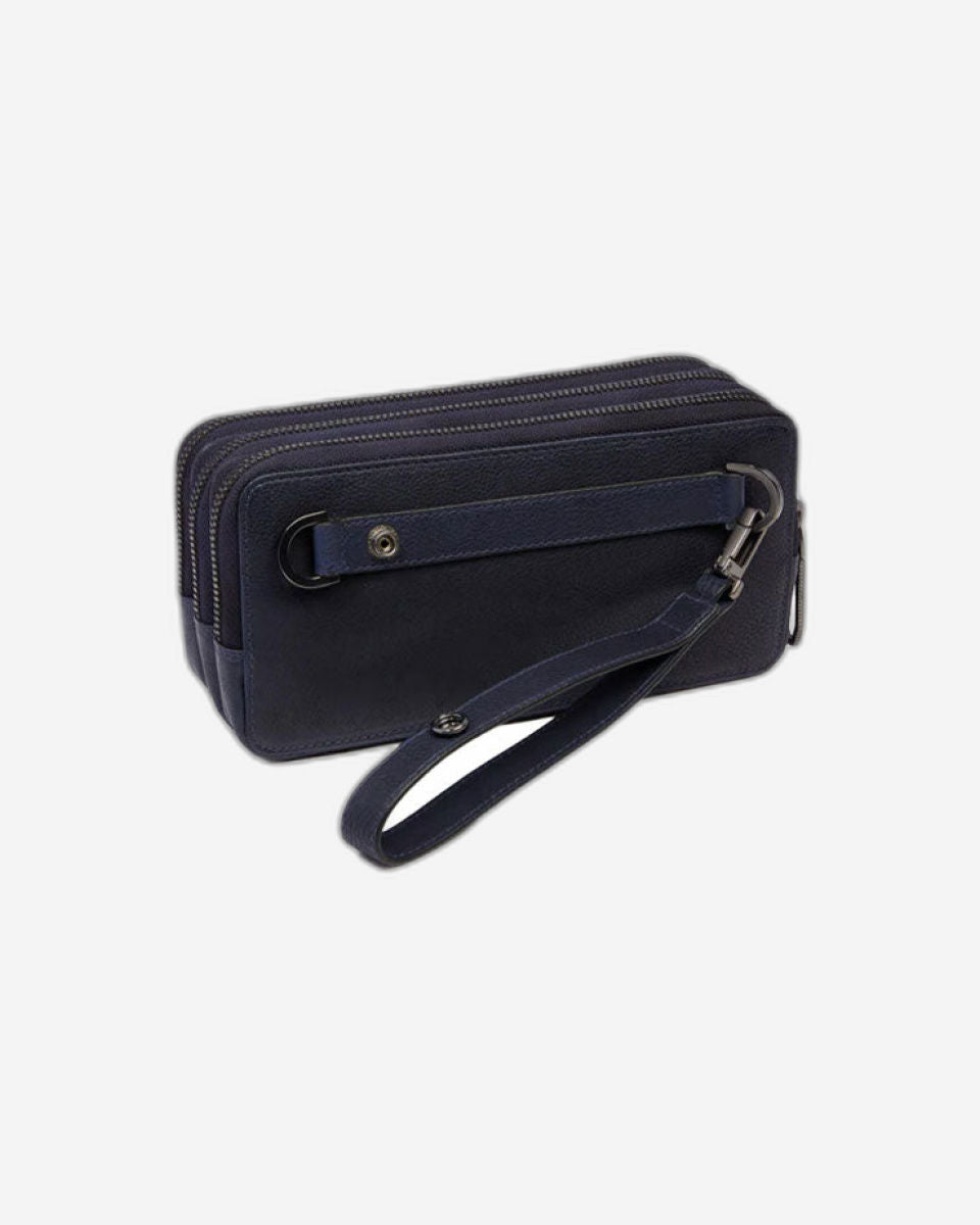 Piquadro S134 Pochette 3-Compartment Leather Bag