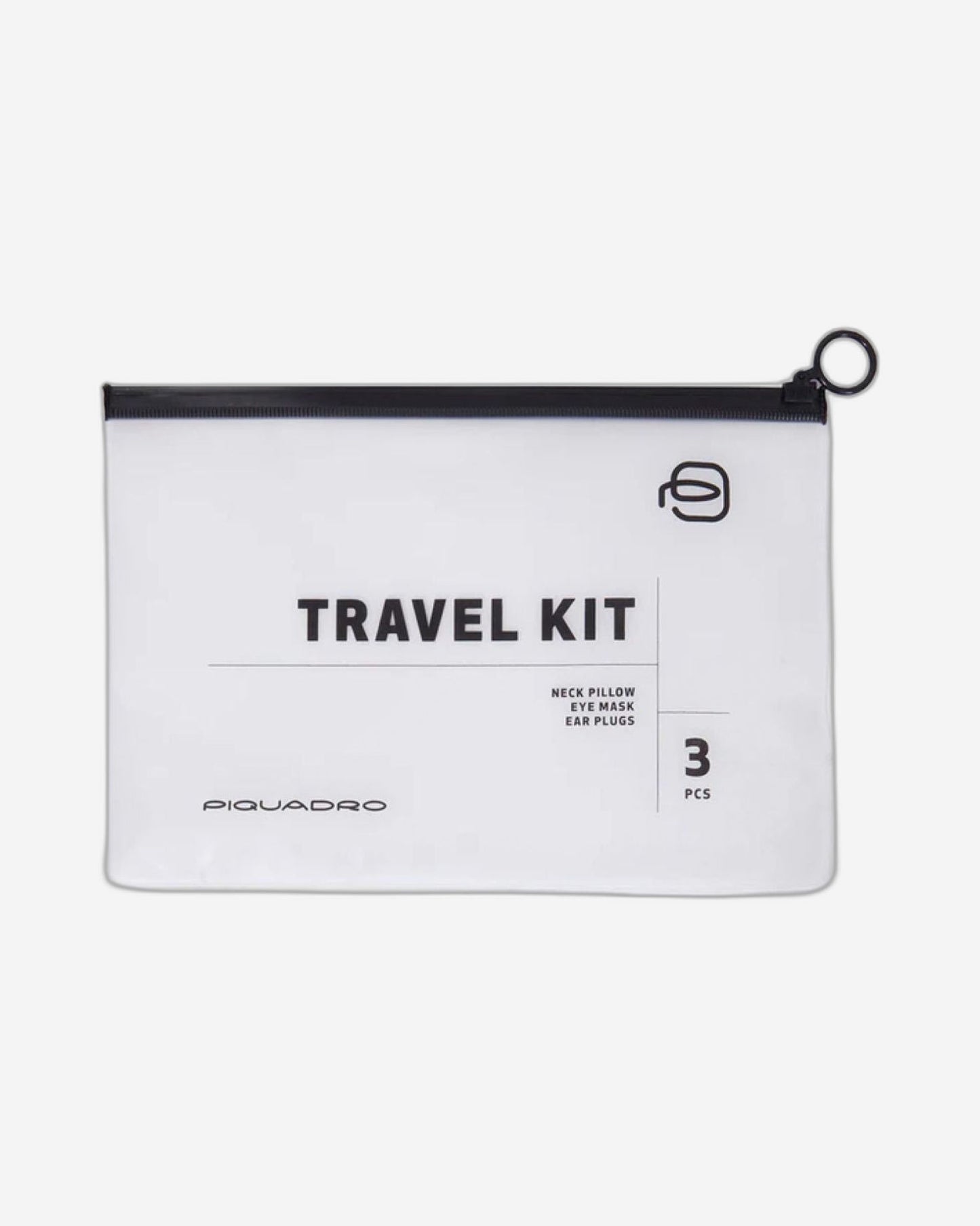 Piquadro Travel Set With Sleep Mask Pillow And Earplugs Black AC6435TA/N